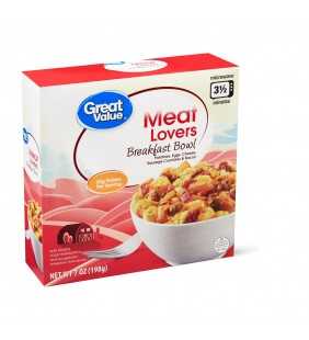 Great Value Meat Lovers Breakfast Bowl, 7 oz