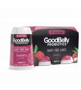 GoodBelly Straight Shot Yumberry Probiotics Oat Drink, 2.7 Fl.Oz., 4 Bottles