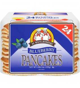 De Wafelbakkers Frozen Blueberry Pancakes, 24 ct, 2 lbs. 1oz