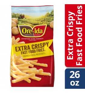 Ore-Ida Extra Crispy Fast Food Fries, 26 oz Bag