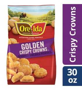 Ore-Ida Golden Crispy Crowns Seasoned Shredded Potatoes, 30 oz Bag