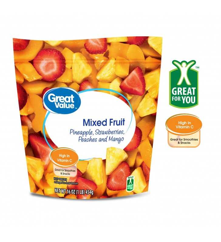 Great Value Frozen Mixed Fruit, 16 oz