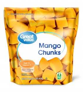 Great Value Frozen Mango Chunks, 16 oz