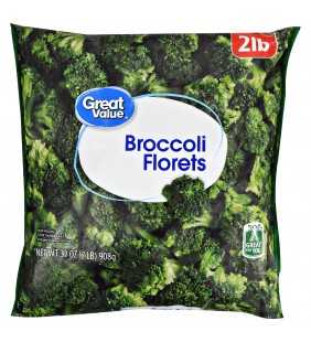 Great Value Broccoli Florets, 32 oz
