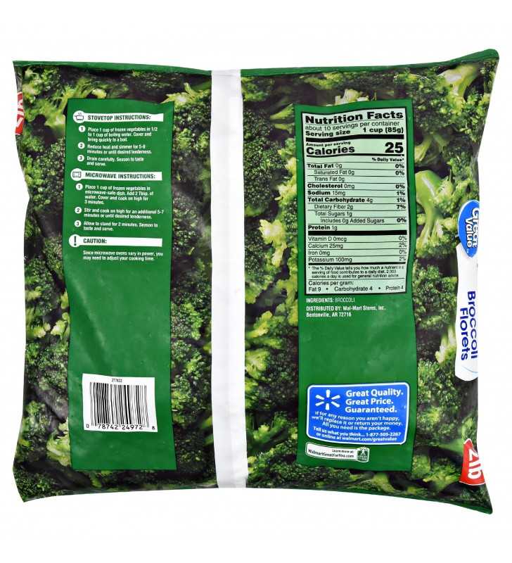 Great Value Broccoli Florets 32 Oz