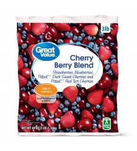 Great Value Frozen Cherry Berry Blend, 48 oz