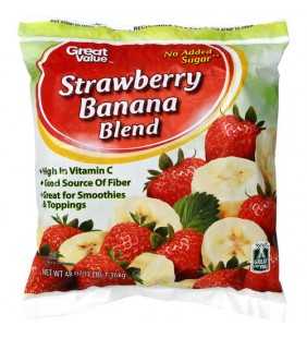 Great Value Strawberry Banana Blend, 48 oz