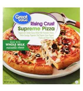 Great Value Rising Crust Supreme Pizza, 30.7 oz