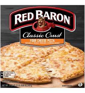 RED BARON Pizza, Classic Crust Four Cheese, 21.06 oz