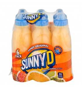 Sunny D, Tangy Original Citrus Punch, 11.3 Oz., 6 Count