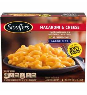 STOUFFER’S CLASSICS Macaroni & Cheese, Large Size Frozen Meal