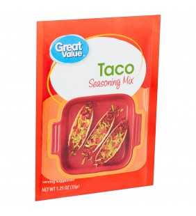 Great Value Taco Seasoning Mix, 1.25 oz