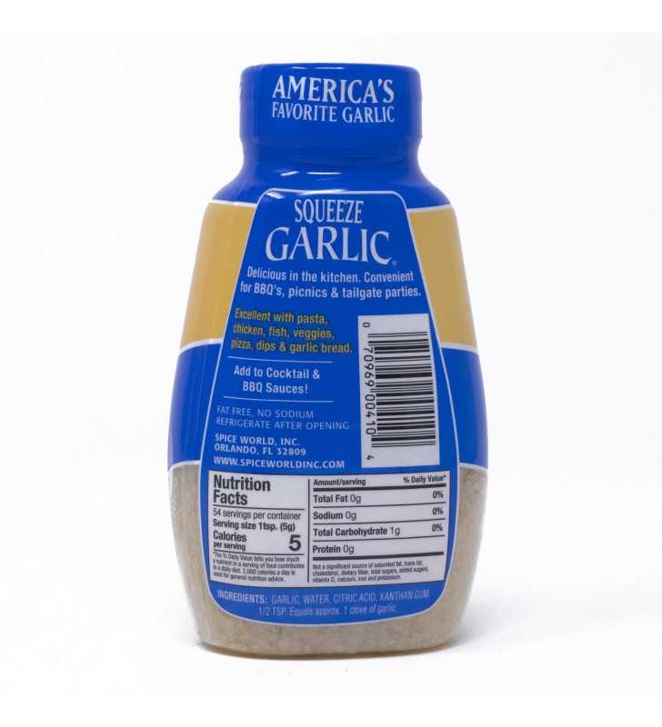  Spice World Squeeze Garlic, 9.5 oz : Garlic Spices