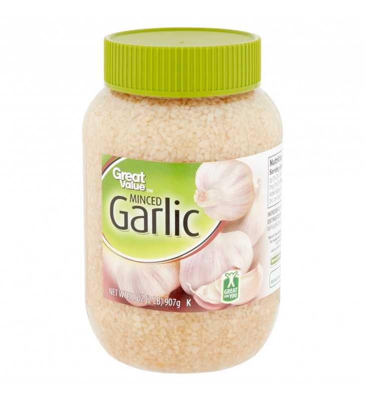 Great Value Minced Garlic 32 Oz