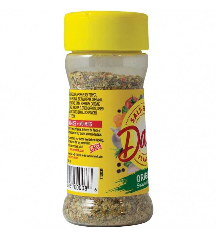 Dash Salt Free Garlic & Herb Seasoning Blend 2.5 Oz, Salt, Spices &  Seasonings