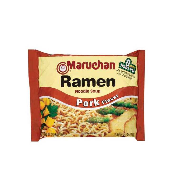 Maruchan Ramen Noodle Pork Flavor Soup, 3 Oz