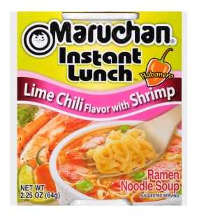 Maruchan Instant Lunch Lime Chili Flavor w/Shrimp Instant Lunch, 2.25 oz