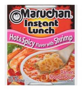 Maruchan Instant Lunch Hot & Spicy Flavor w/Shrimp Instant Lunch, 2.25 oz