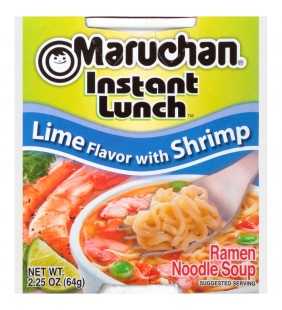 Maruchan Instant Lunch Lime Flavor w/Shrimp Instant Lunch, 2.25 oz