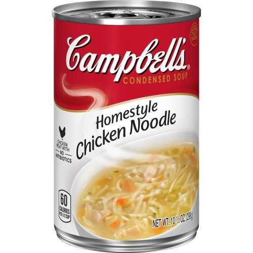 Campbell's Condensed Homestyle Chicken Noodle Soup, 10.5 oz. Can