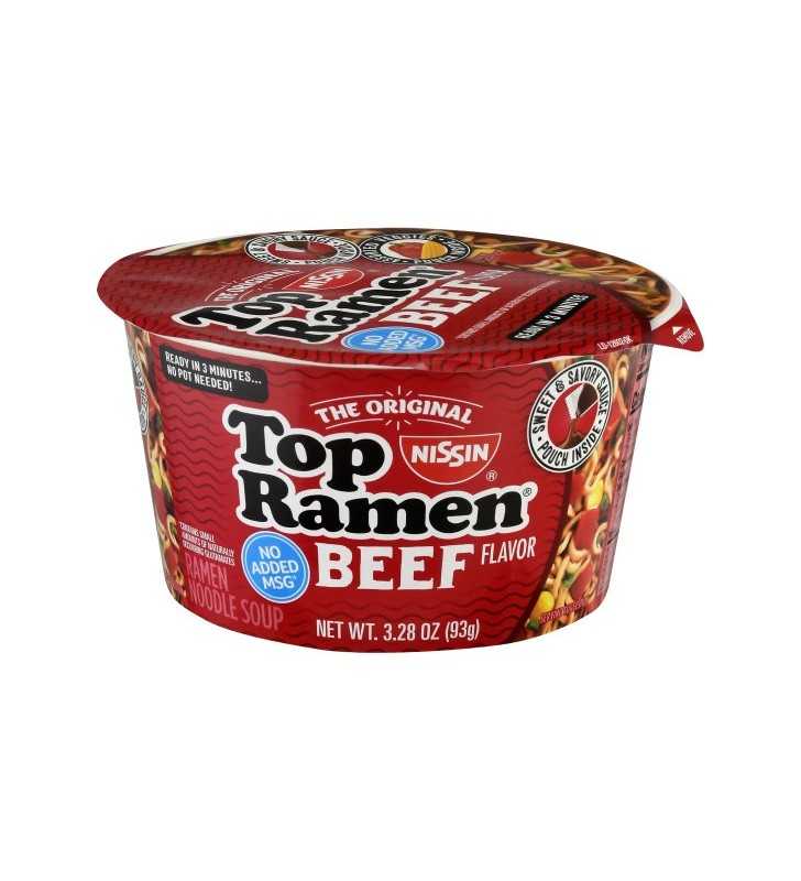 Nissin Foods Top Ramen Instant Ramen Beef