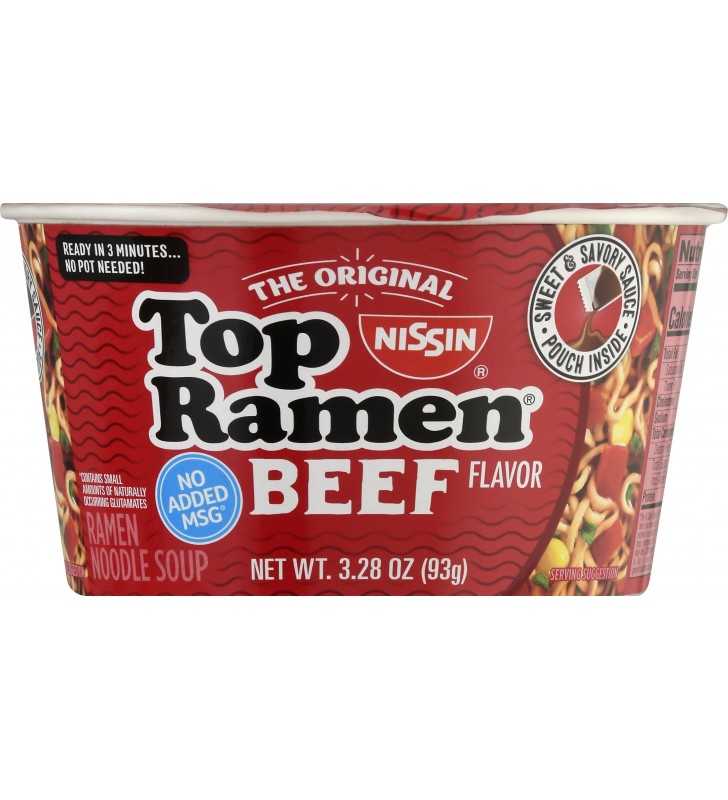 Nissin Foods Nissin Top Ramen Bowl Beef