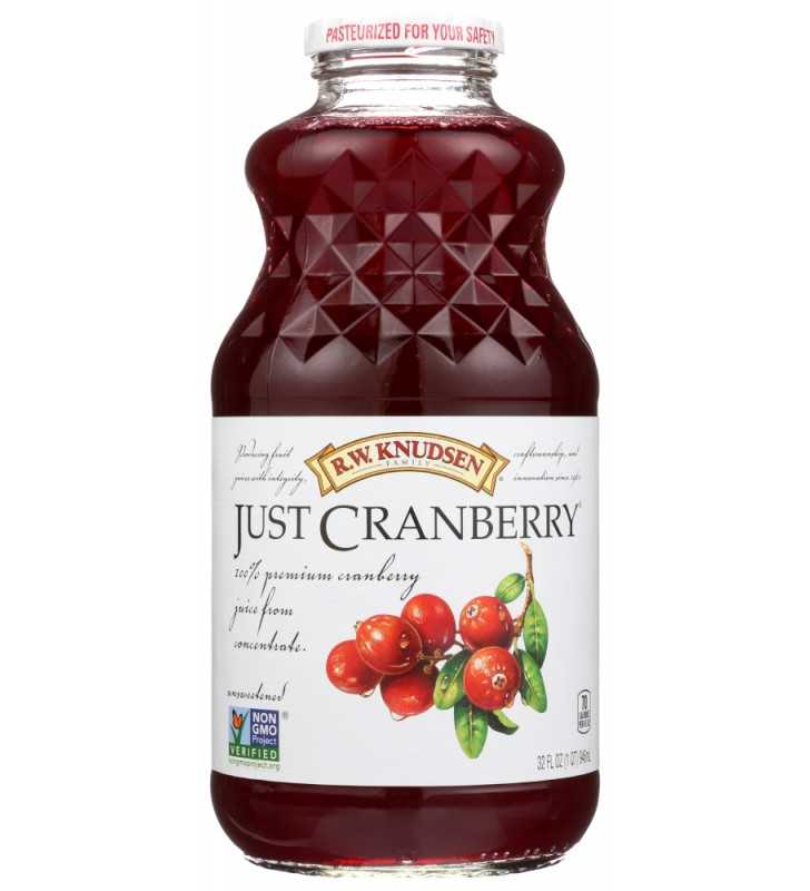 Rw Knudsen Juice, Just Cranberry, 32 Fl. Oz