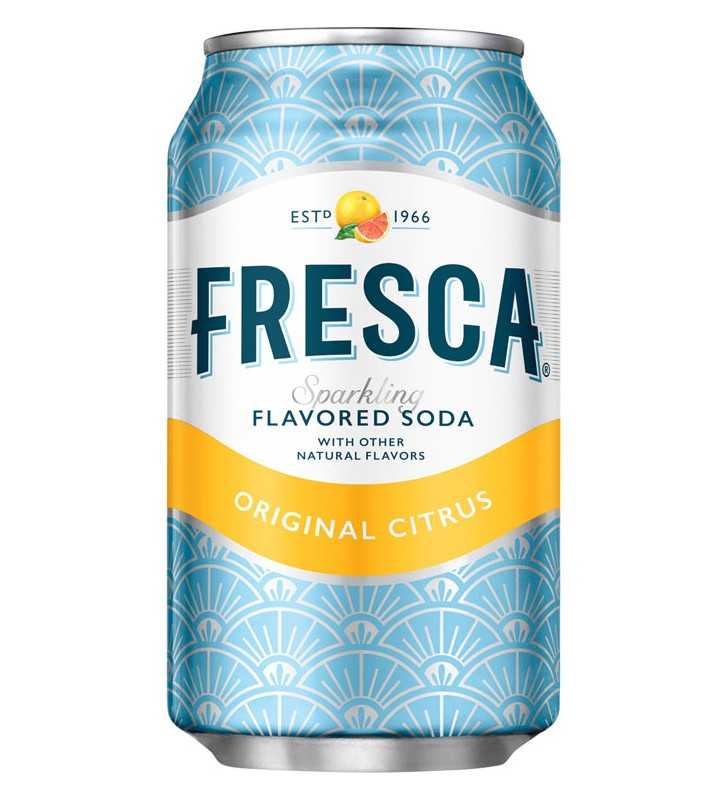Fresca 100% Natural Sparkling Flavored Soda, 12 Fl. Oz., 12 Count