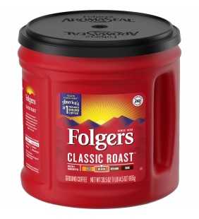 Folgers Classic Roast Ground Coffee, Medium Roast, 30.5-Ounce