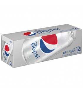 Pepsi Diet Cola Soda, 12 Fl. Oz., 12 Count