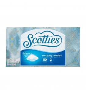 Scotties Everyday Comfort 2-Ply Facial Tissue, 110 Sheets