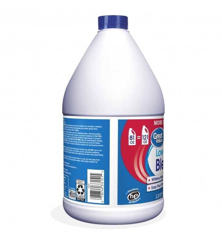 Great Value Cleaning Bleach, 128 fl oz 