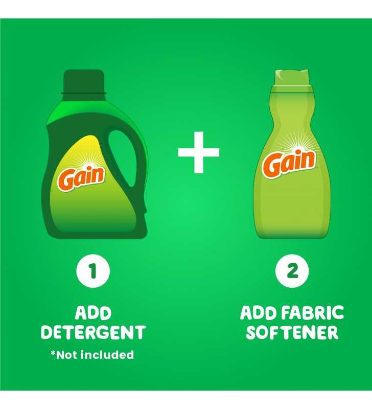 Gain Liquid Fabric Softener, Original, 90 fl oz 105 Loads