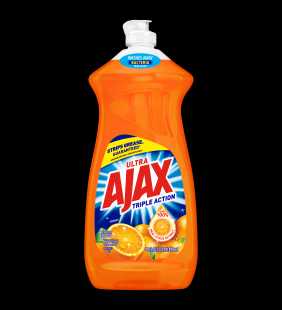Ajax Ultra Triple Action Liquid Dish Soap, Orange - 28 fluid ounce