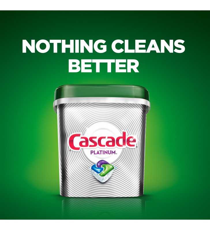 Cascade Platinum ActionPacs Dishwasher Detergent, Fresh Scent, 21 Ct