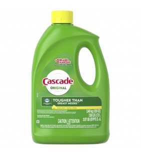 Cascade Gel Dishwasher Detergent, Lemon Scent, 120 fl oz