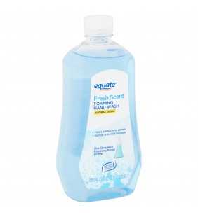 Equate Antibacterial Fresh Scent Foaming Hand Wash, 32 fl oz