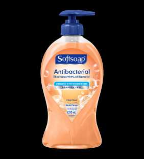 Softsoap Antibacterial Liquid Hand Soap, Crisp Clean - 11.25 oz
