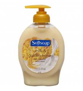 Softsoap Moisturizing Liquid Hand Soap, Milk & Golden Honey - 7.5 fluid ounce