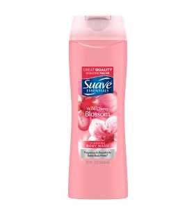 Suave Essentials Wild Cherry Blossom Body Wash 15 oz