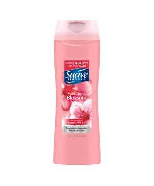 Suave Essentials Wild Cherry Blossom Body Wash 15 Oz