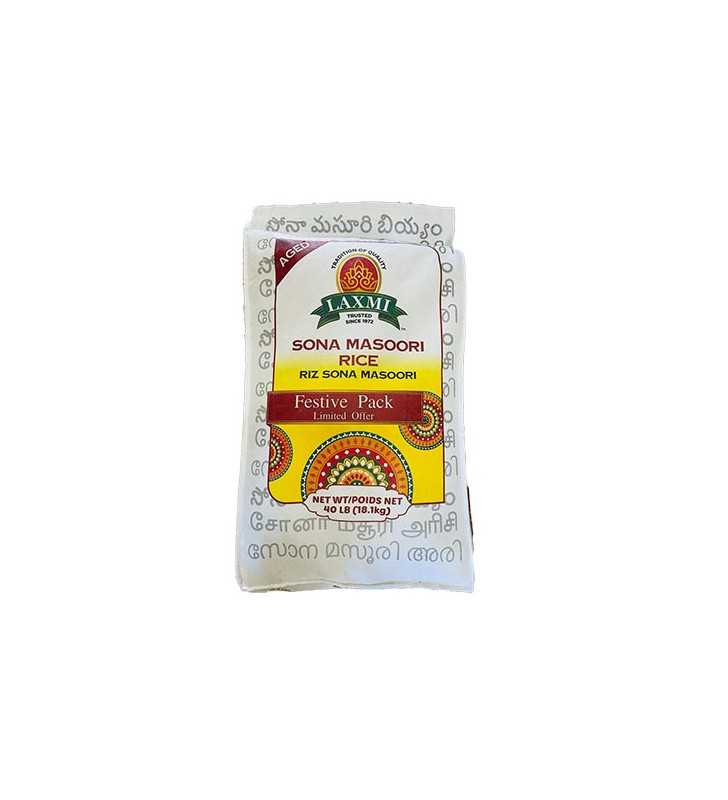 Laxmi Sona Masoori Rice 40lb