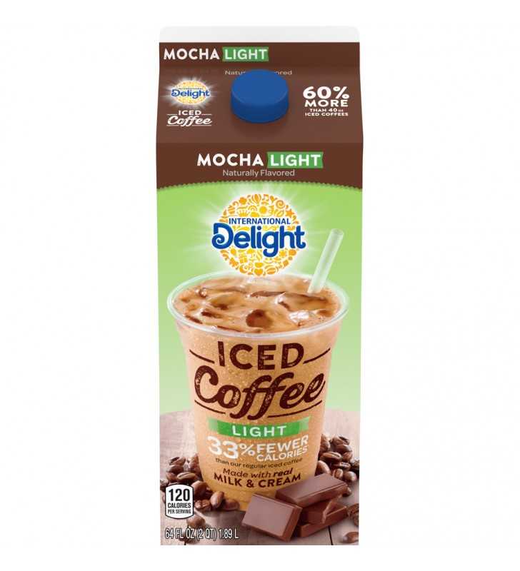 International Delight Light Mocha Iced Coffee, Half Gallon