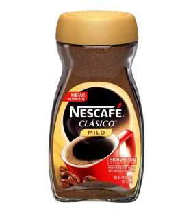 NESCAFE CLASICO Mild Medium Roast Instant Coffee 7 Oz (3 jars/bottle + Free Shipping)