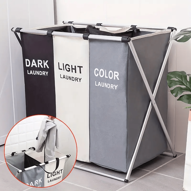 Portable Waterproof Dirty Clothes Laundry Sorter 24 X 14 X 23