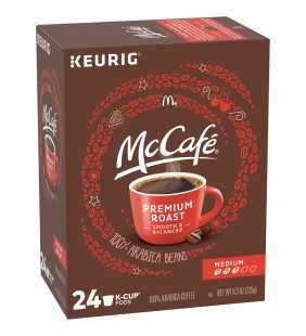 McCafe Premium Roast Medium Coffee K-Cup Pods, Caffeinated, 24 ct - 8.3 oz Box