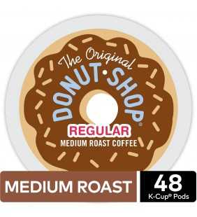 The Original Donut Shop Regular K-Cup Coffee Pods, Medium Roast, 48 Count for Keurig Brewers