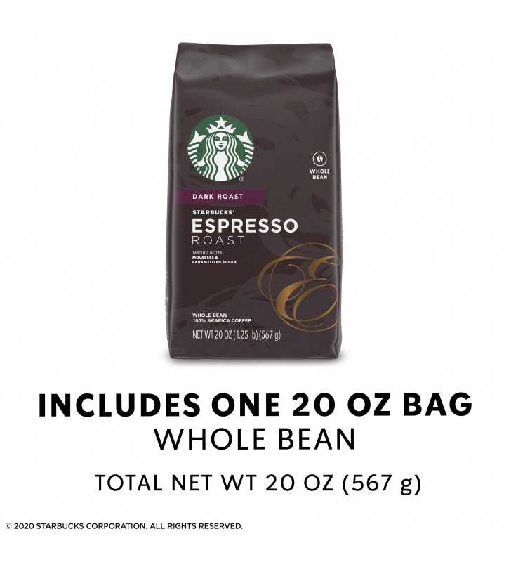 Starbucks Dark Roast Whole Bean Coffee — Espresso Roast ...