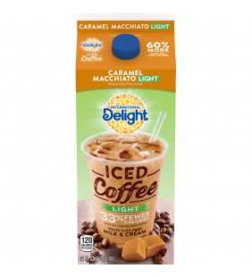 International Delight Light Caramel Macchiato Iced Coffee, Half Gallon