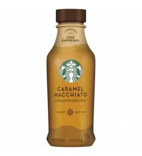 Starbucks Iced Espresso, Caramel Macchiato, 14 oz Bottle